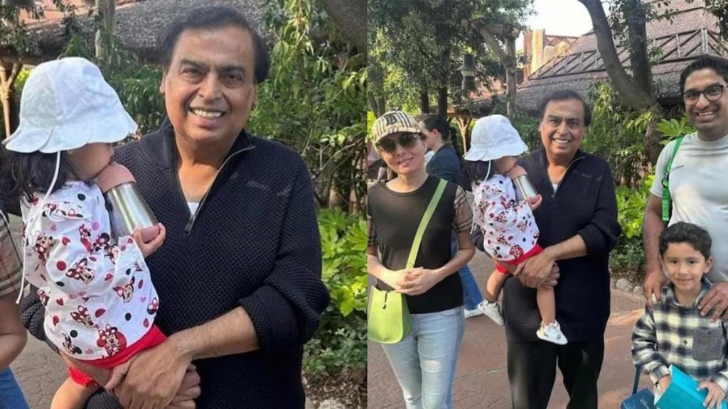 Mukesh Ambani At Disney Park At paris