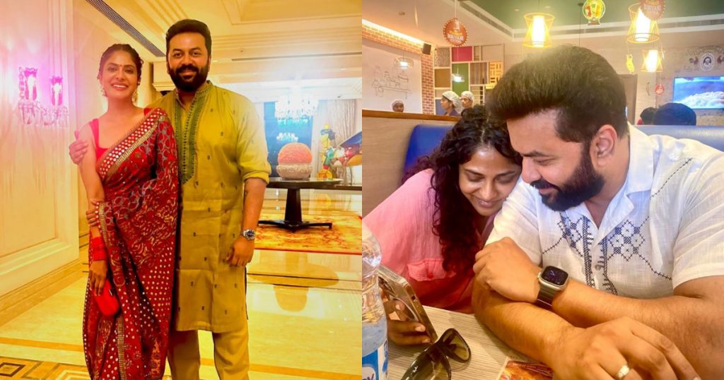 Poornima And Indrajith Enjoys Chennai Trip