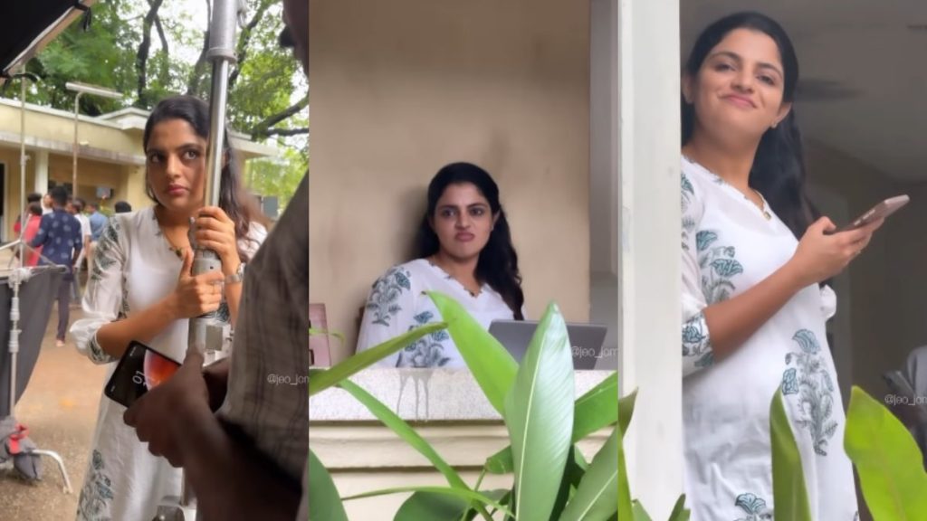 Nikhila Vimal Funny Moments At Shooting Location