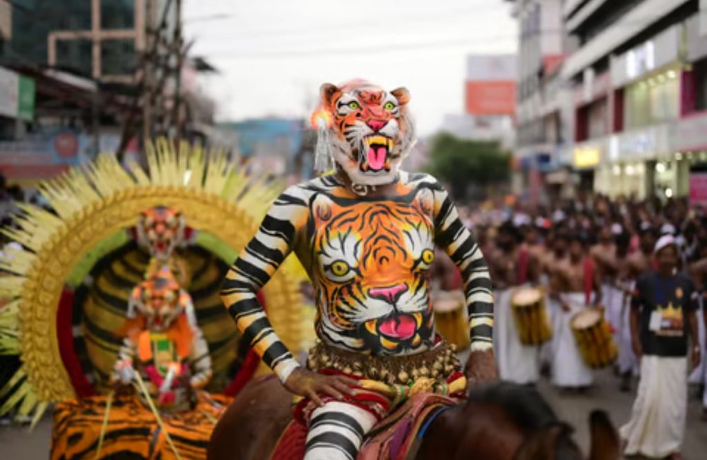 Onam Pulikali At Thrissur Updates