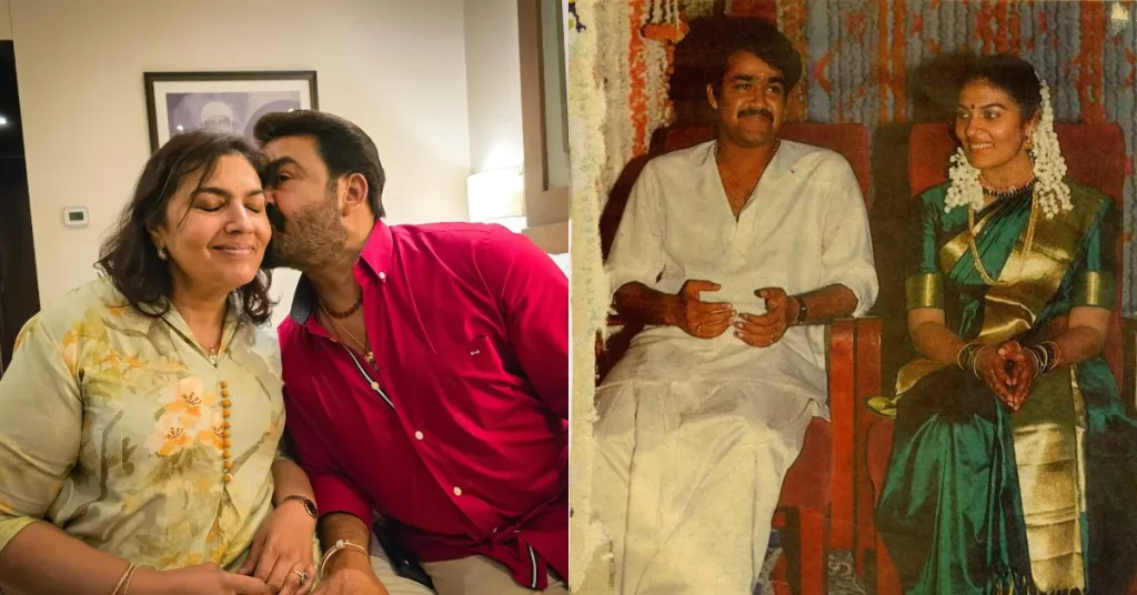 Mohanlal and Suchitra Wedding Anniversary Photo Get Viral