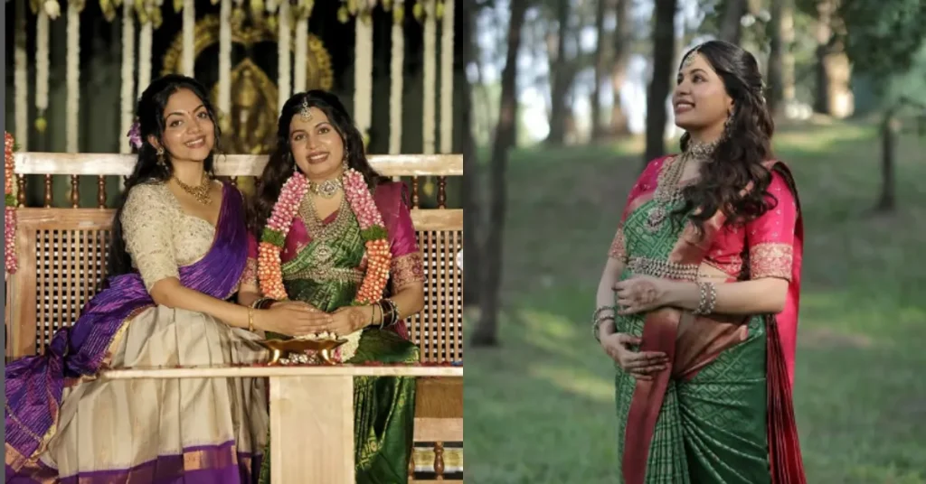 Diya Krishnakumar Valaikappu celebration