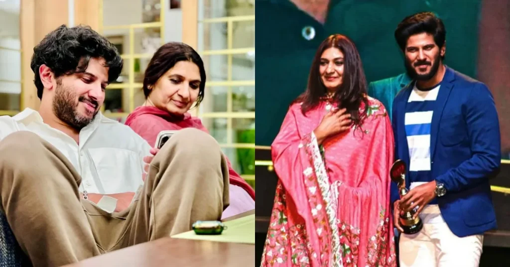 dulquer salmaan writes birthday wish to her mother