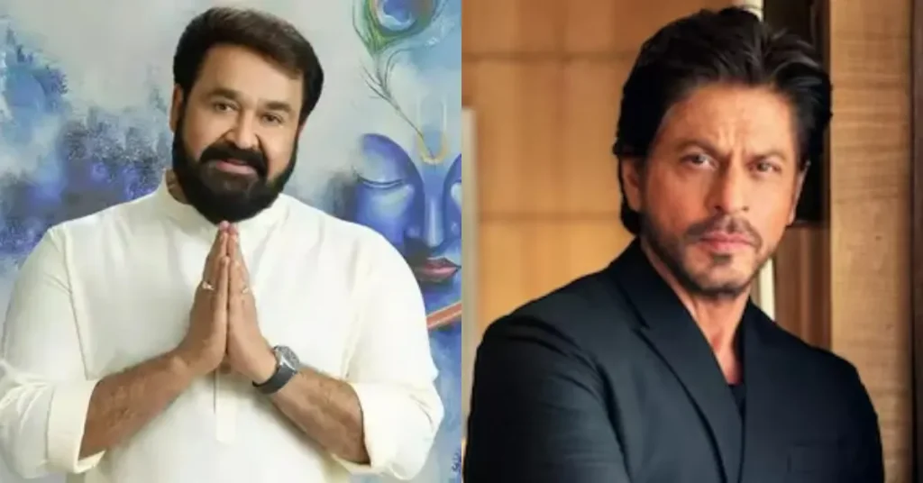 Mohanlal And Shah Rukh Khan
