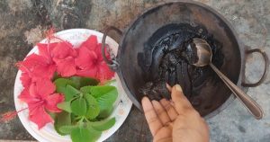 Natural-Hair-Dye-Using-Hibiscus
